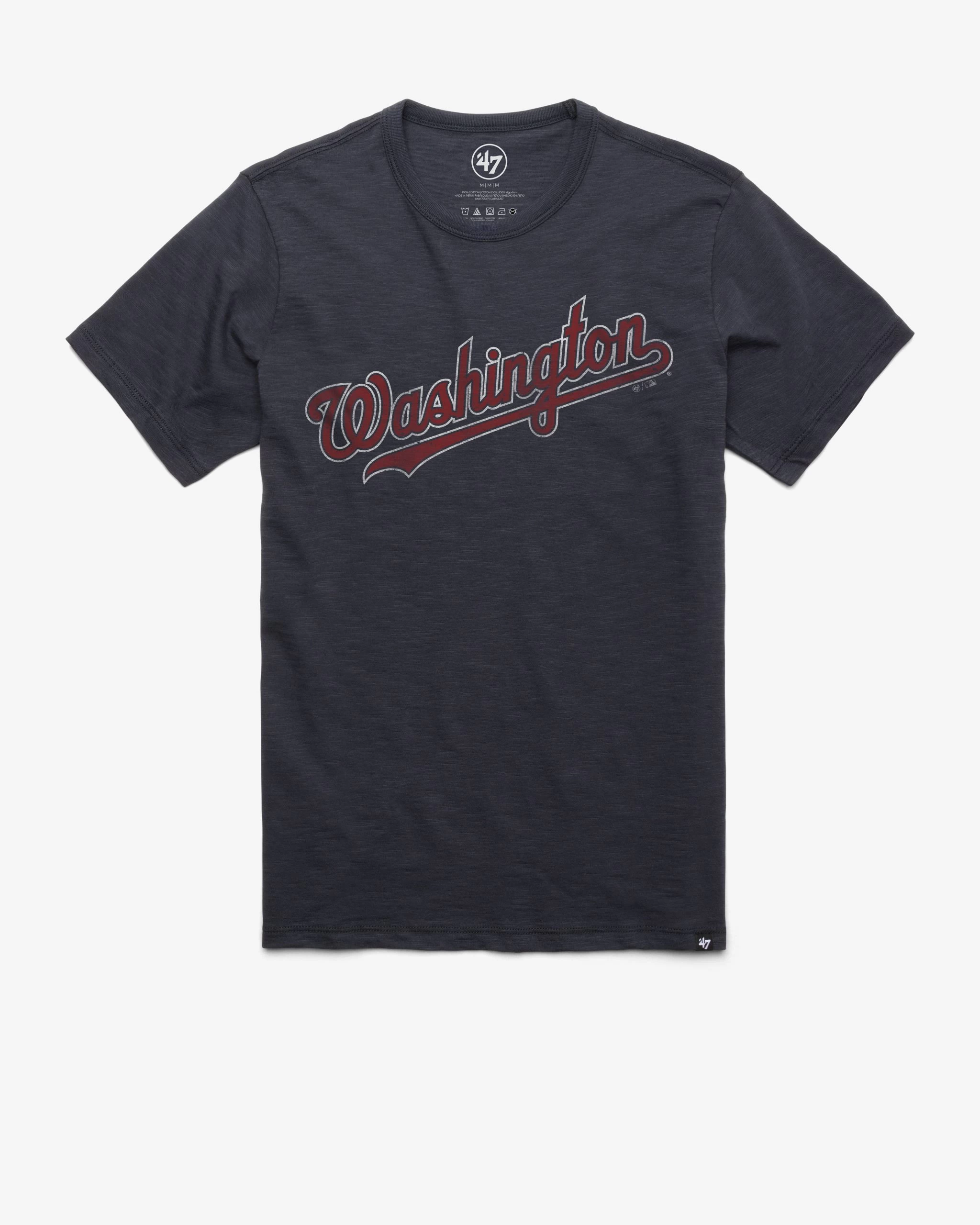 WASHINGTON NATIONALS GRIT WORDMARK '47 SCRUM TEE