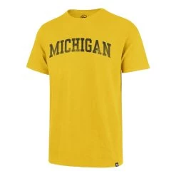 MICHIGAN WOLVERINES GRIT WORDMARK '47 SCRUM TEE