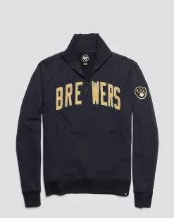 MILWAUKEE BREWERS BANKS '47 HARRIS SCRIMMAGE 1/4 ZIP