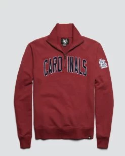 ST. LOUIS CARDINALS BANKS '47 HARRIS SCRIMMAGE 1/4 ZIP