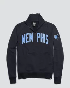 MEMPHIS GRIZZLIES BANKS '47 HARRIS SCRIMMAGE 1/4 ZIP
