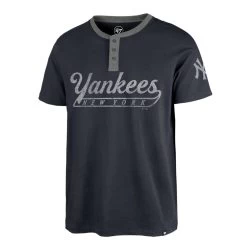 NEW YORK YANKEES WEST END '47 HENLEY TEE