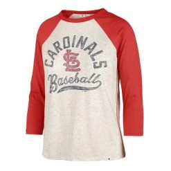 ST. LOUIS CARDINALS RETRO DAZE '47 AVA RAGLAN WOMEN