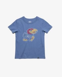 KANSAS JAYHAWKS PREMIER '47 FRANKLIN TEE KIDS